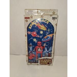 2006 10" Schylling Space Race Pinball Game Rare Works Box